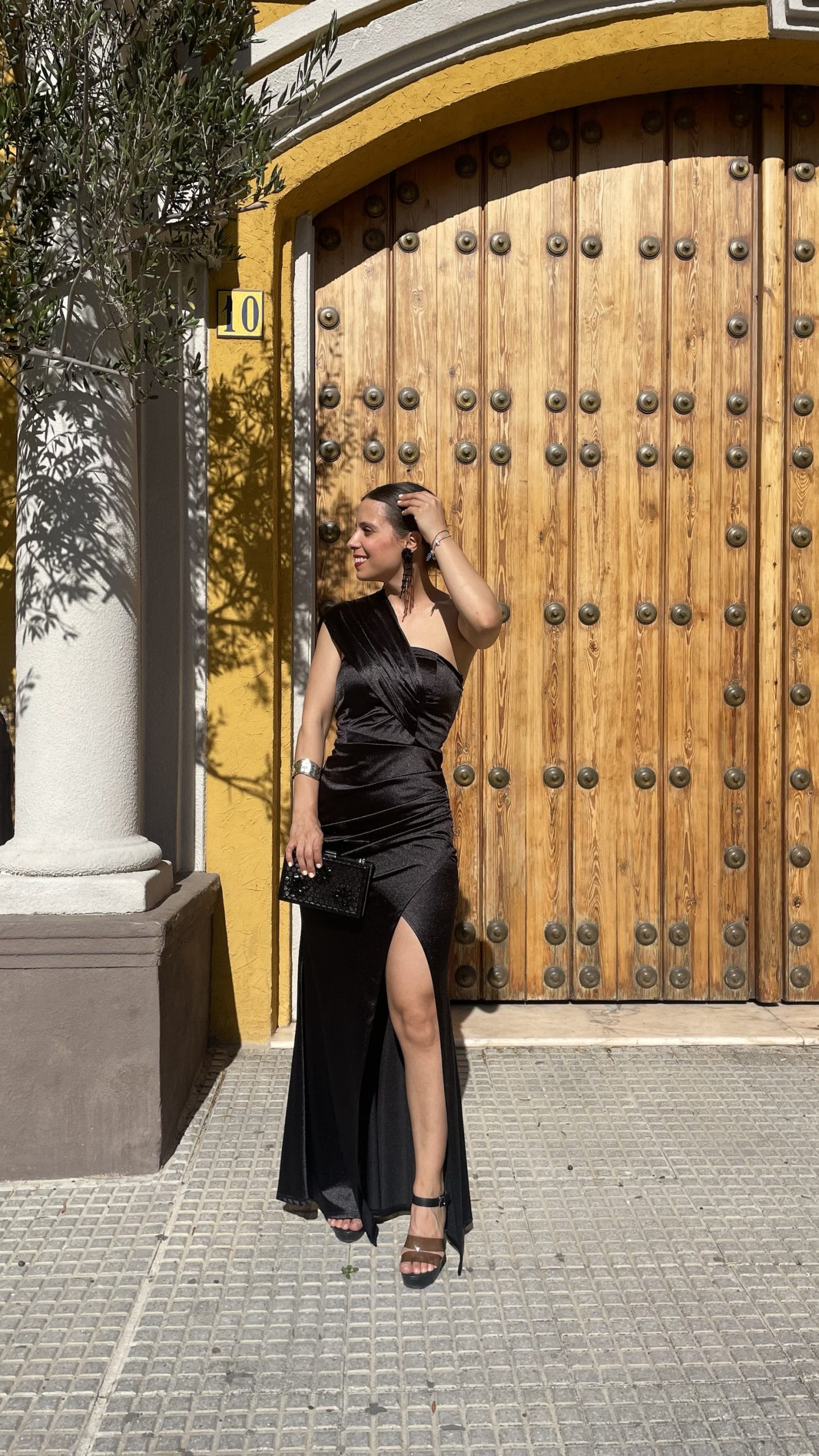 VESTIDO LARGO MILOS<span> - </span>Negro