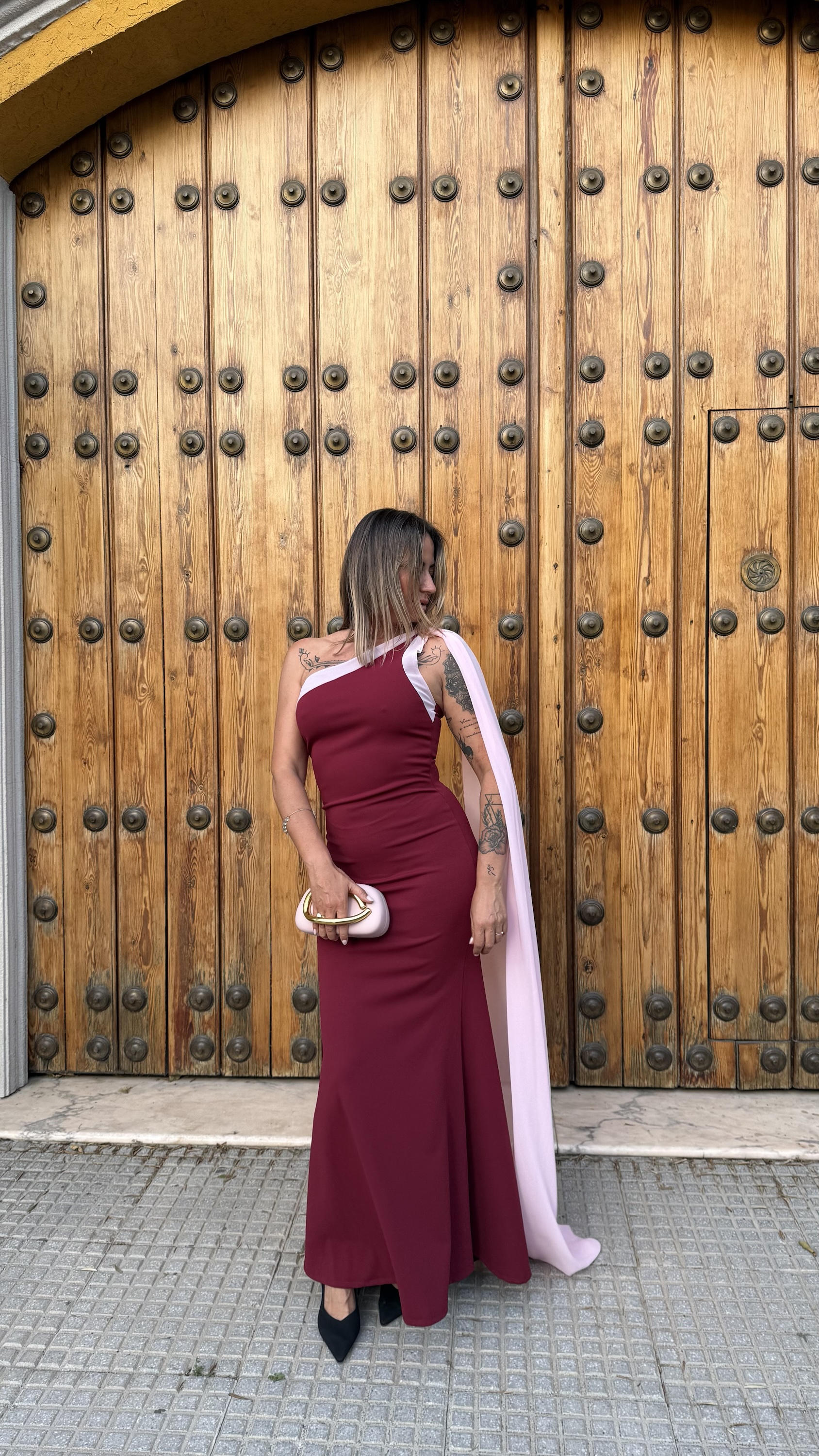 VESTIDO BARI<span> - </span>Burdeos