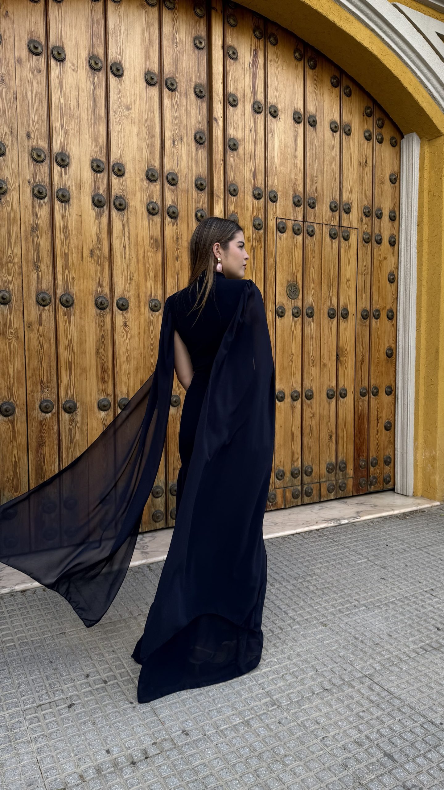 VESTIDO LARGO CORINTO - Imagen 3